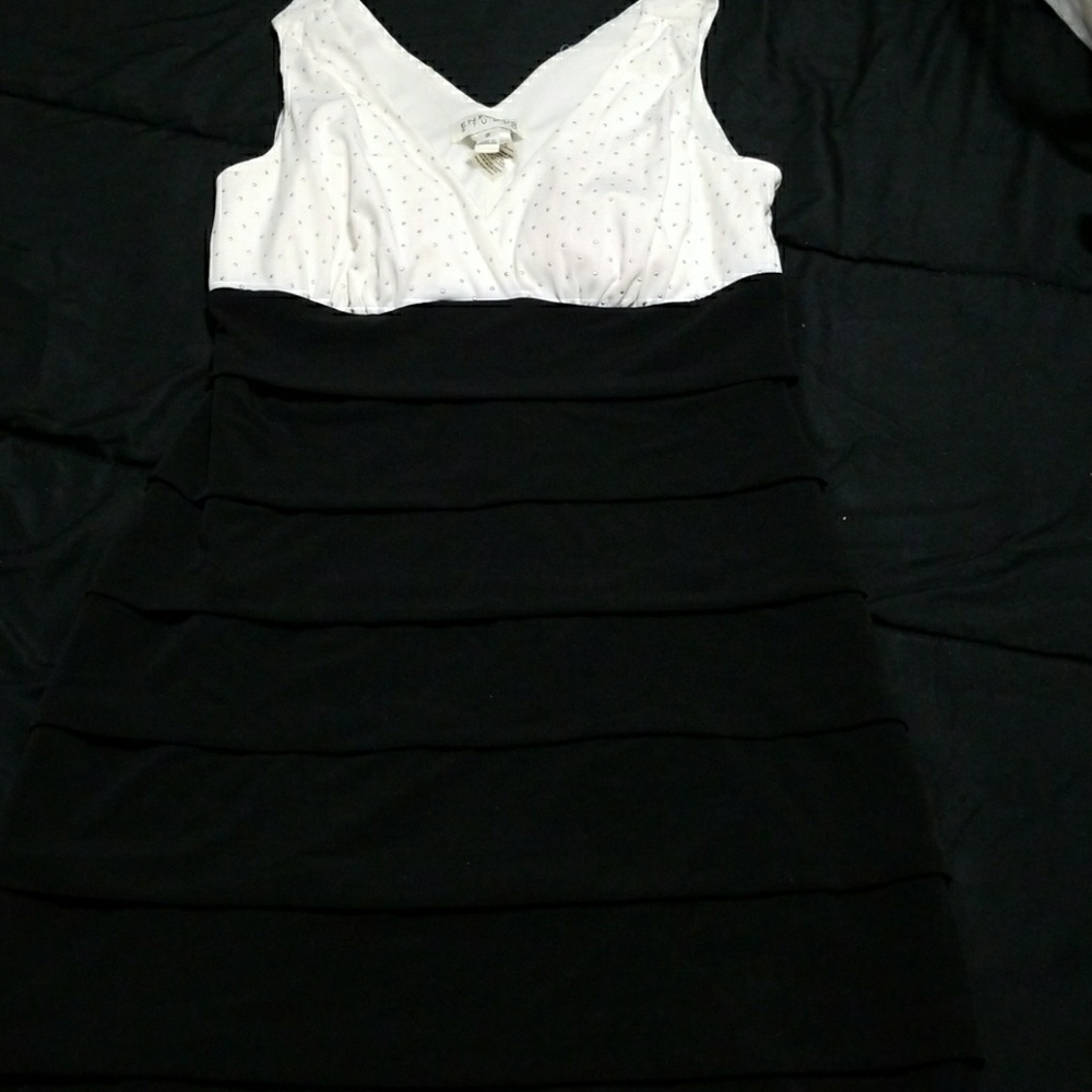 Black and white dress